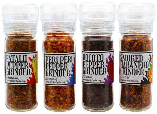 Fiery Hot Pepper Grinder Gift Set - Heat