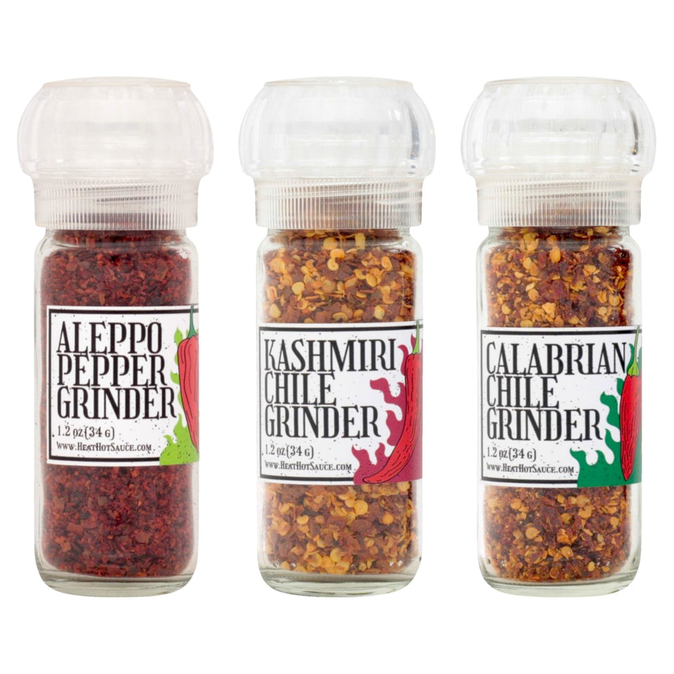 Around the World Pepper Grinder Trio