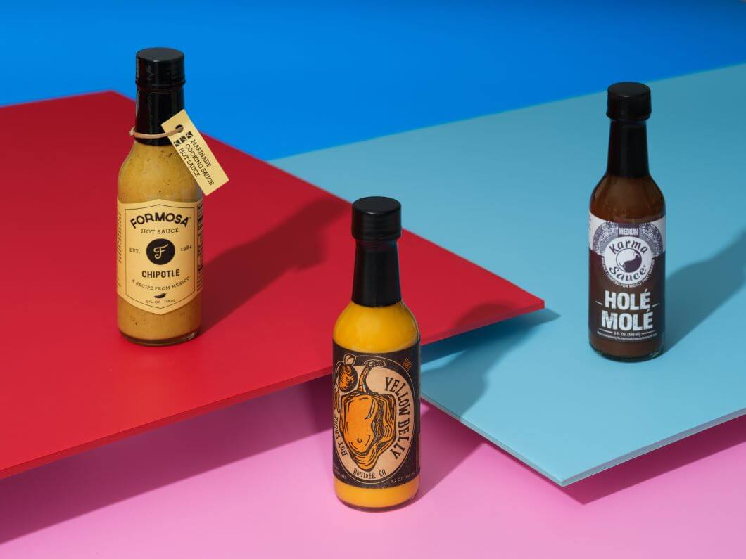 Curated hot sauce, delivered monthly