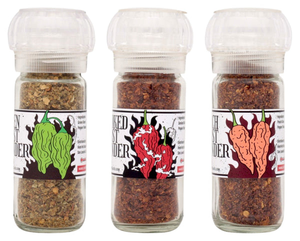 Ghost Pepper Grinder Trio