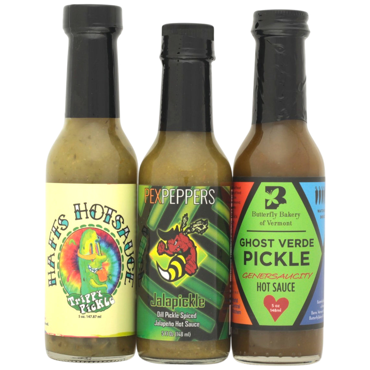 Pickle Hot Sauce 3-Pack