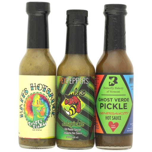 Pickle Hot Sauce 3-Pack