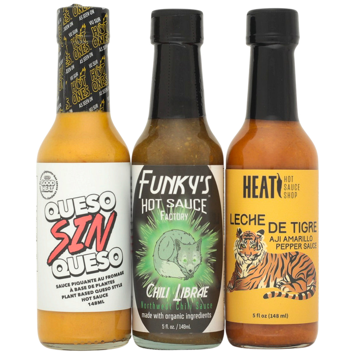 Vegan Hot Sauce 3-Pack