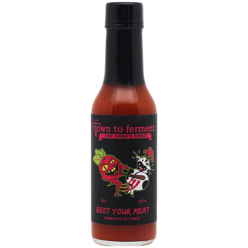 Beet Your Meat Kombucha Hot Sauce - Heat