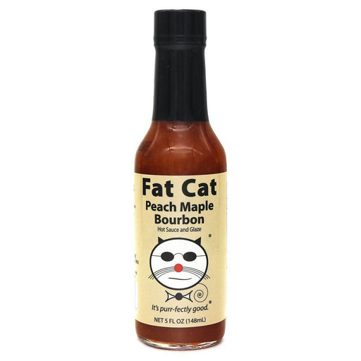 Fat Cat Peach Maple Bourbon Hot Sauce - Fat Cat Heat Hot Sauce Shop