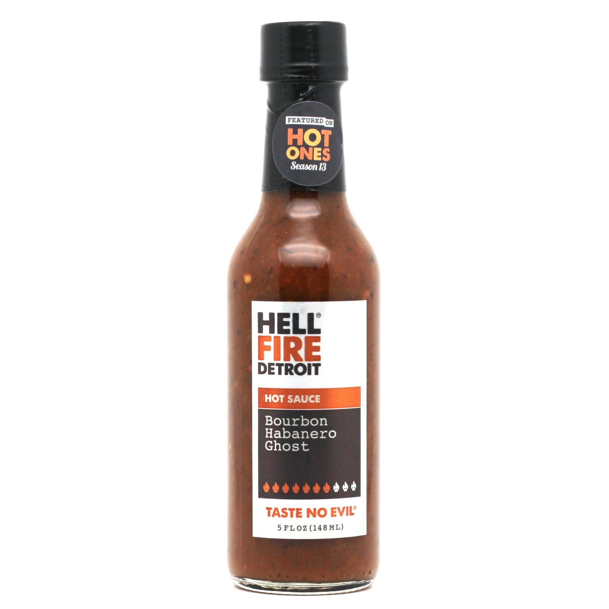 Hellfire Detroit Bourbon Habanero Ghost - Heat