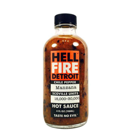 Hellfire Detroit Manzana - Hellfire Detroit Heat Hot Sauce Shop