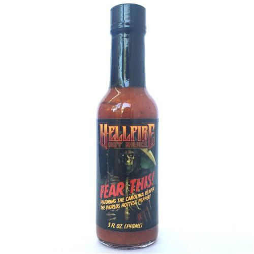 Hellfire Fear This Carolina Reaper Hot Sauce - Heat