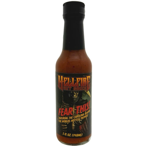 Hellfire Fear This Carolina Reaper Hot Sauce - Heat