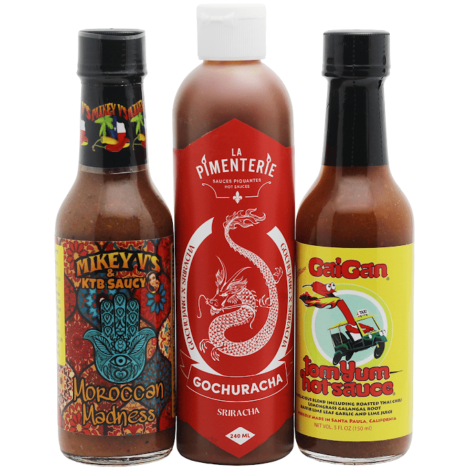 International Hot Sauce 3 - Pack - Heat