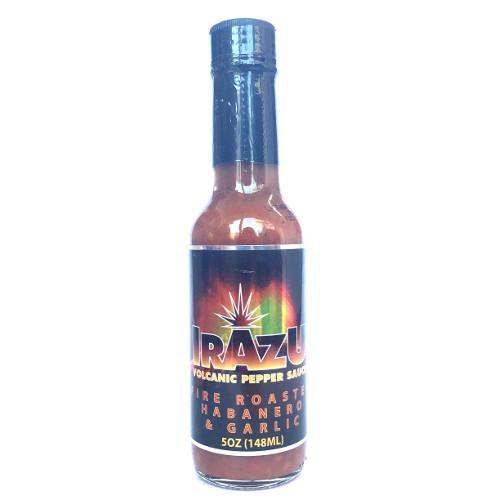 Irazu Fire-Roasted Habanero & Garlic - Irazu Volcanic Pepper Sauce Heat Hot Sauce Shop