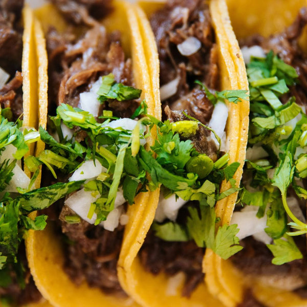 Tortilla chips, tacos & eggs