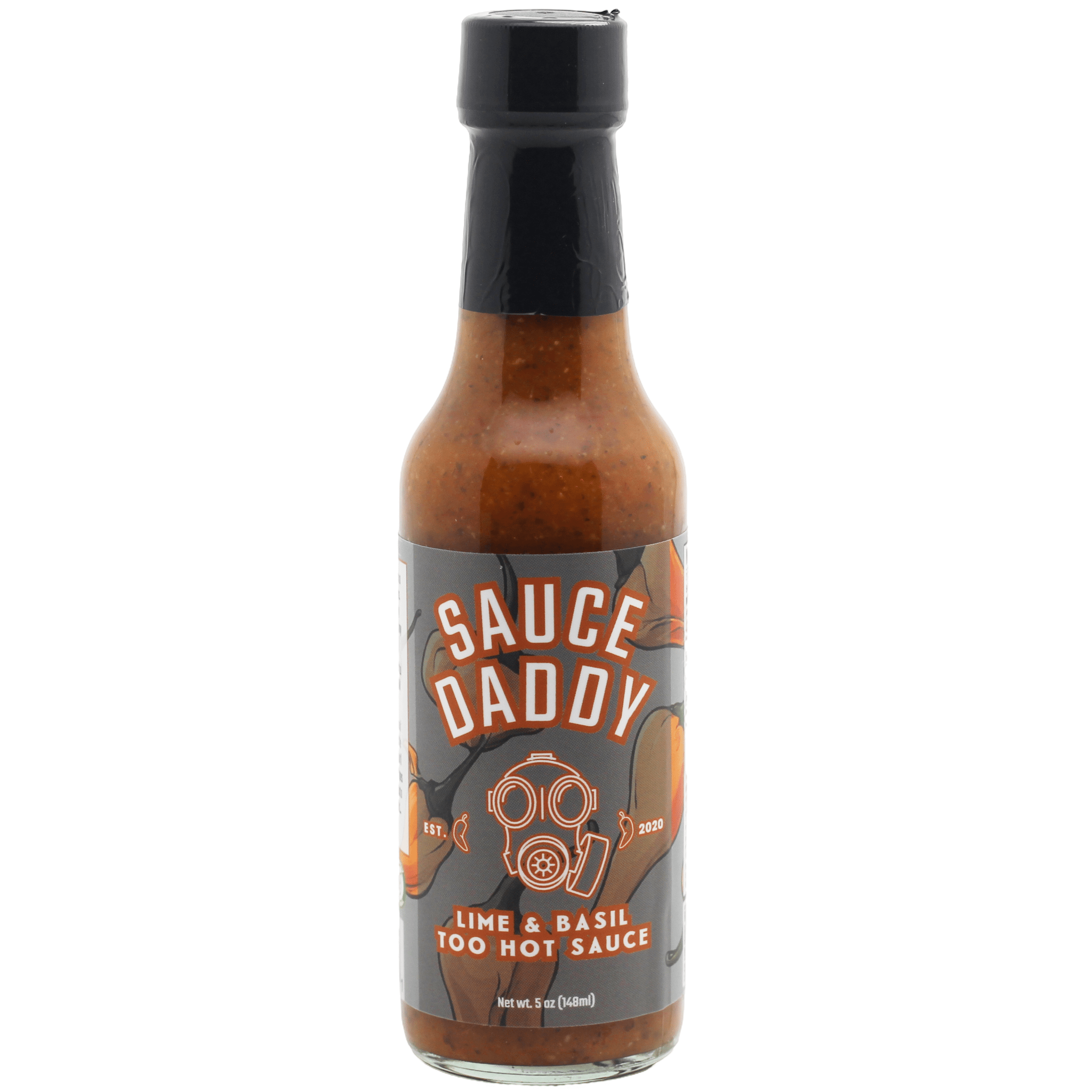 Lime & Basil Too Hot Sauce - Heat