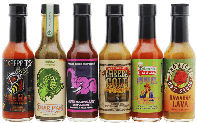 Low Sodium Hot Sauce 6 - Pack - Heat