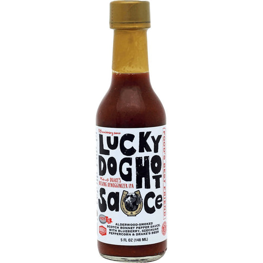 Lucky Dog 10th Anniversary Sauce w/ Drake's Denogginizer IPA - Heat