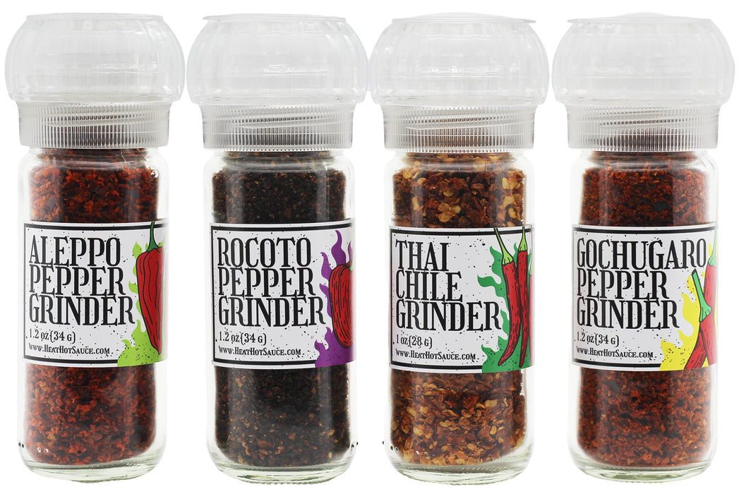 Medium - Hot Pepper Grinder Gift Set - Heat