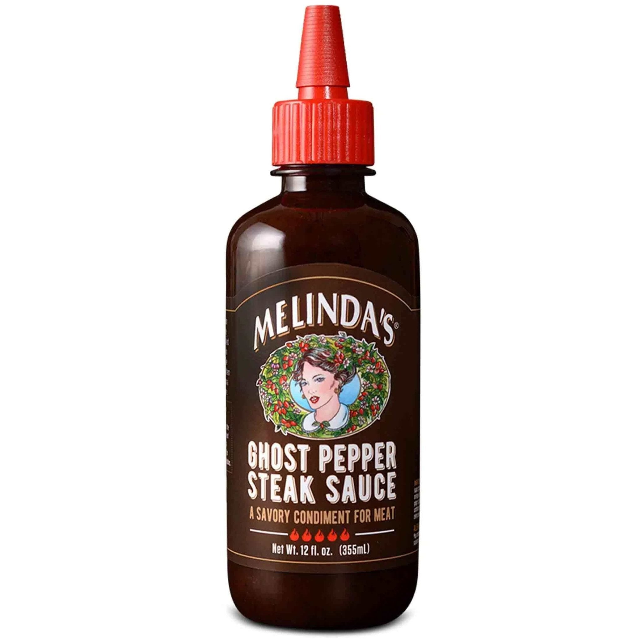 Melinda's Ghost Pepper Steak Sauce - Heat