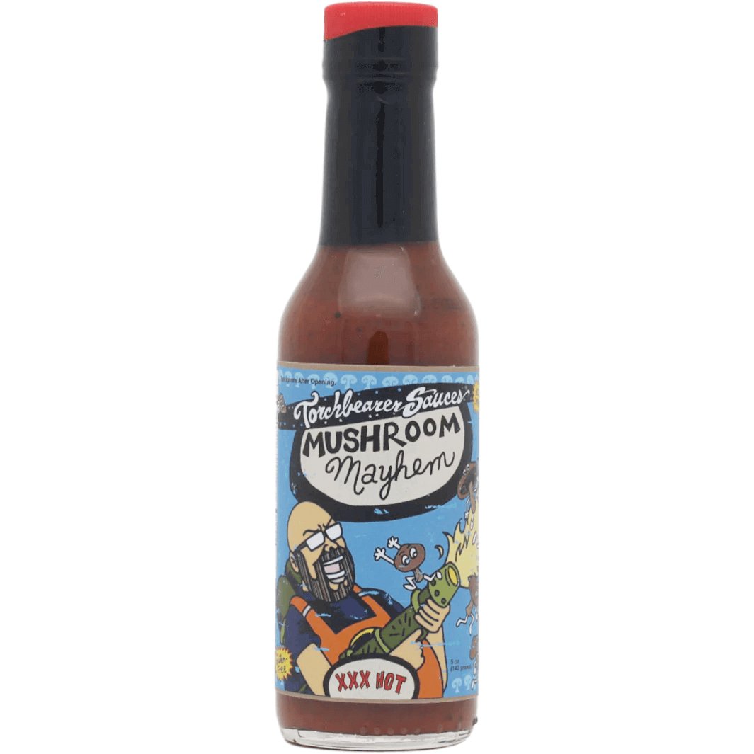 Mushroom Mayhem Hot Sauce - Heat
