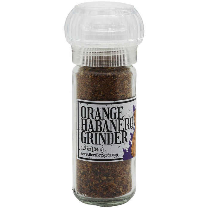 Orange Habanero Pepper Grinder - Heat