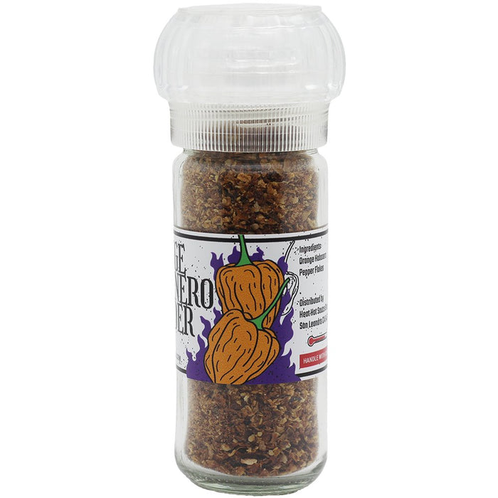 Orange Habanero Pepper Grinder - Heat