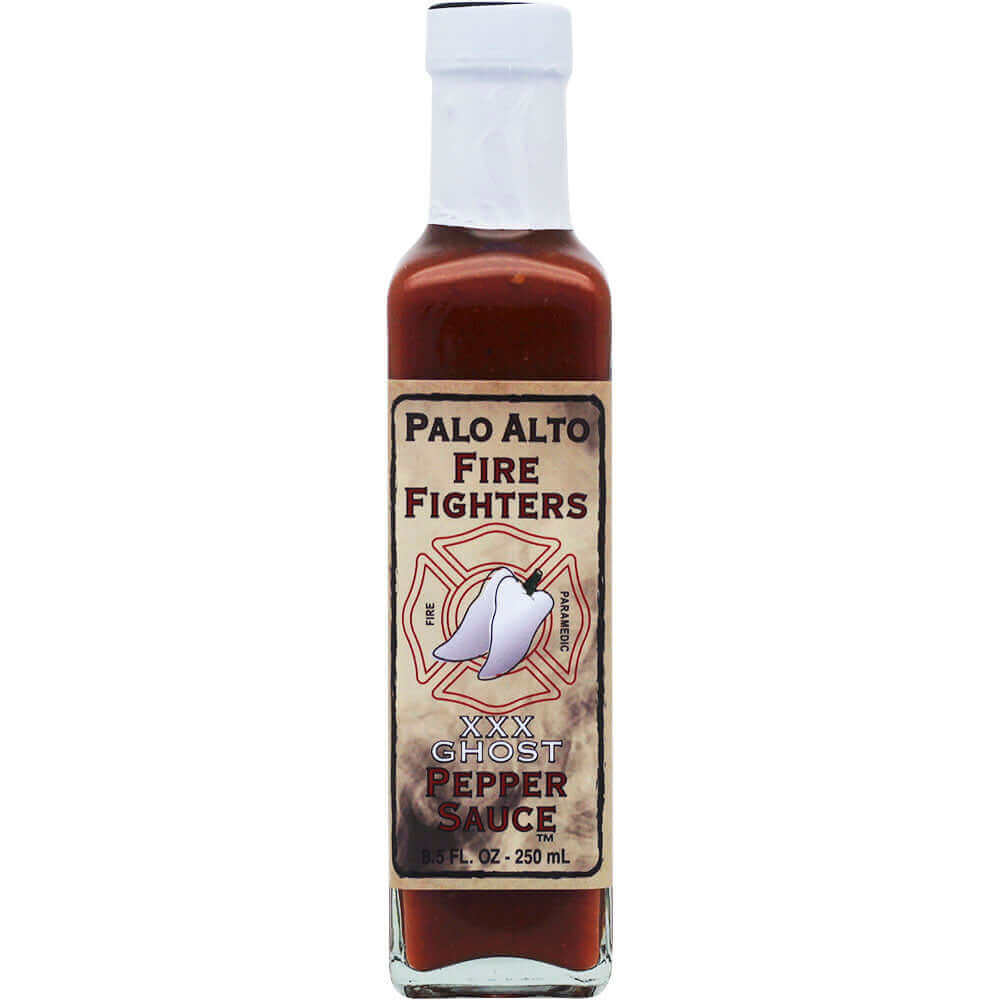 Palo Alto Firefighters Ghost Pepper Sauce - Heat