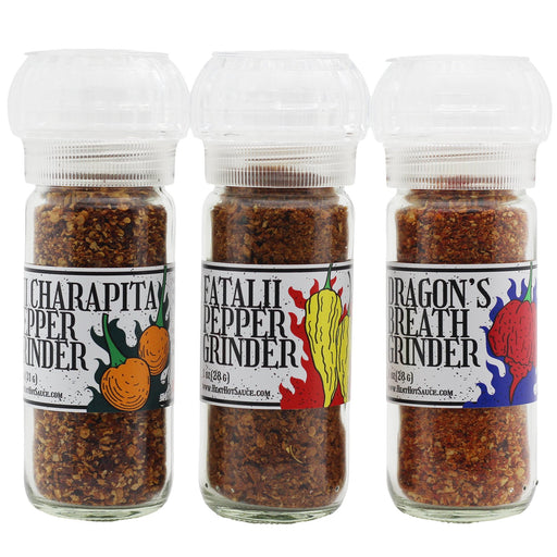 Rare Pepper Grinder Trio - Heat