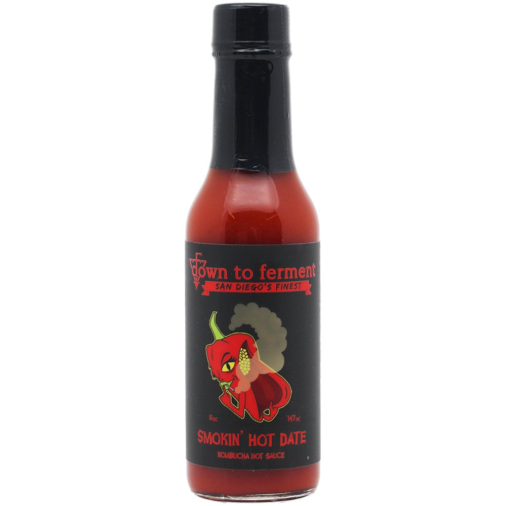 Smokin' Hot Date Kombucha Hot Sauce - Heat