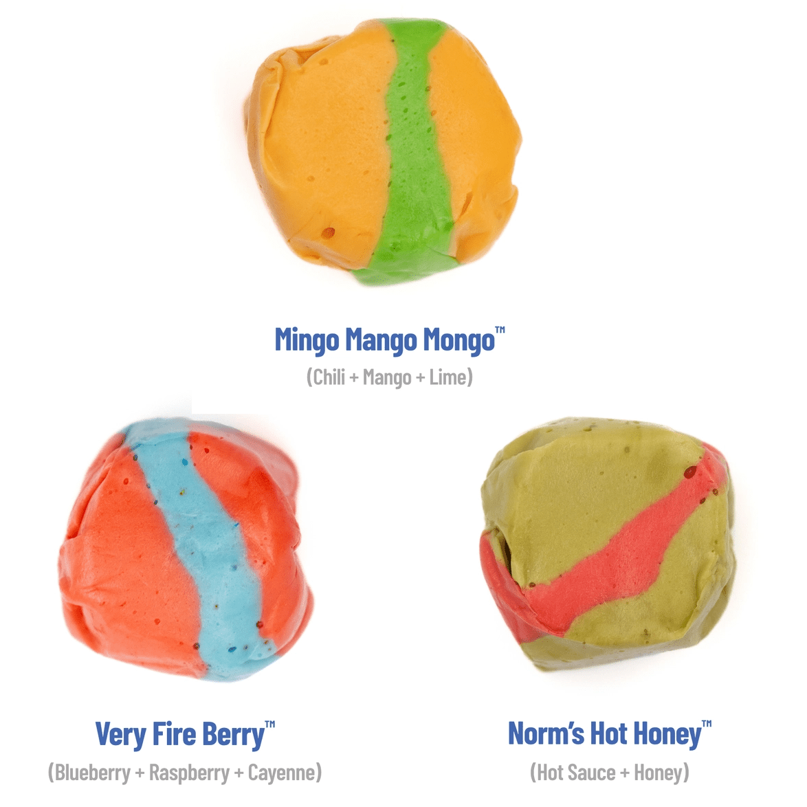 Spicy Taffy Samples - Heat