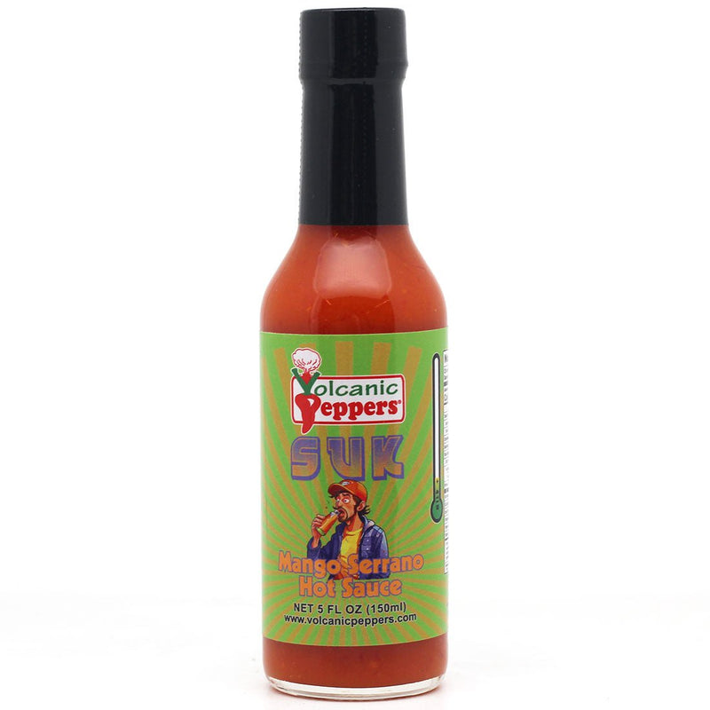 SUK Mango Serrano Hot Sauce - Heat