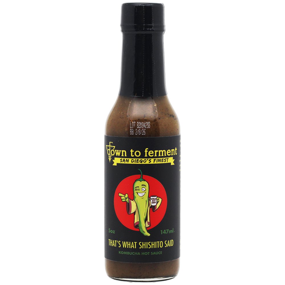 That's What Shishito Said Kombucha Hot Sauce - Heat