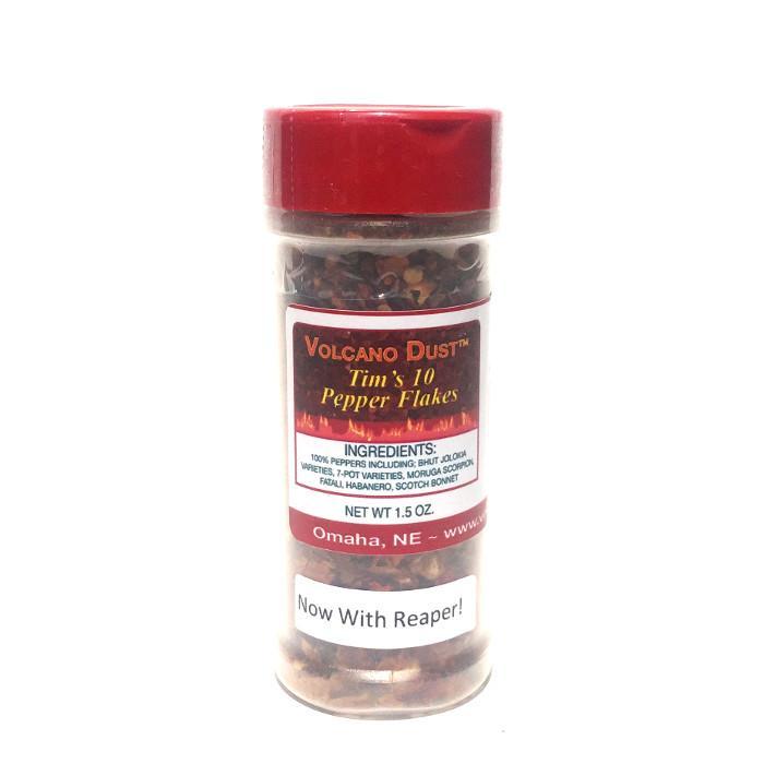 Tim's 10 Pepper Flakes - Heat
