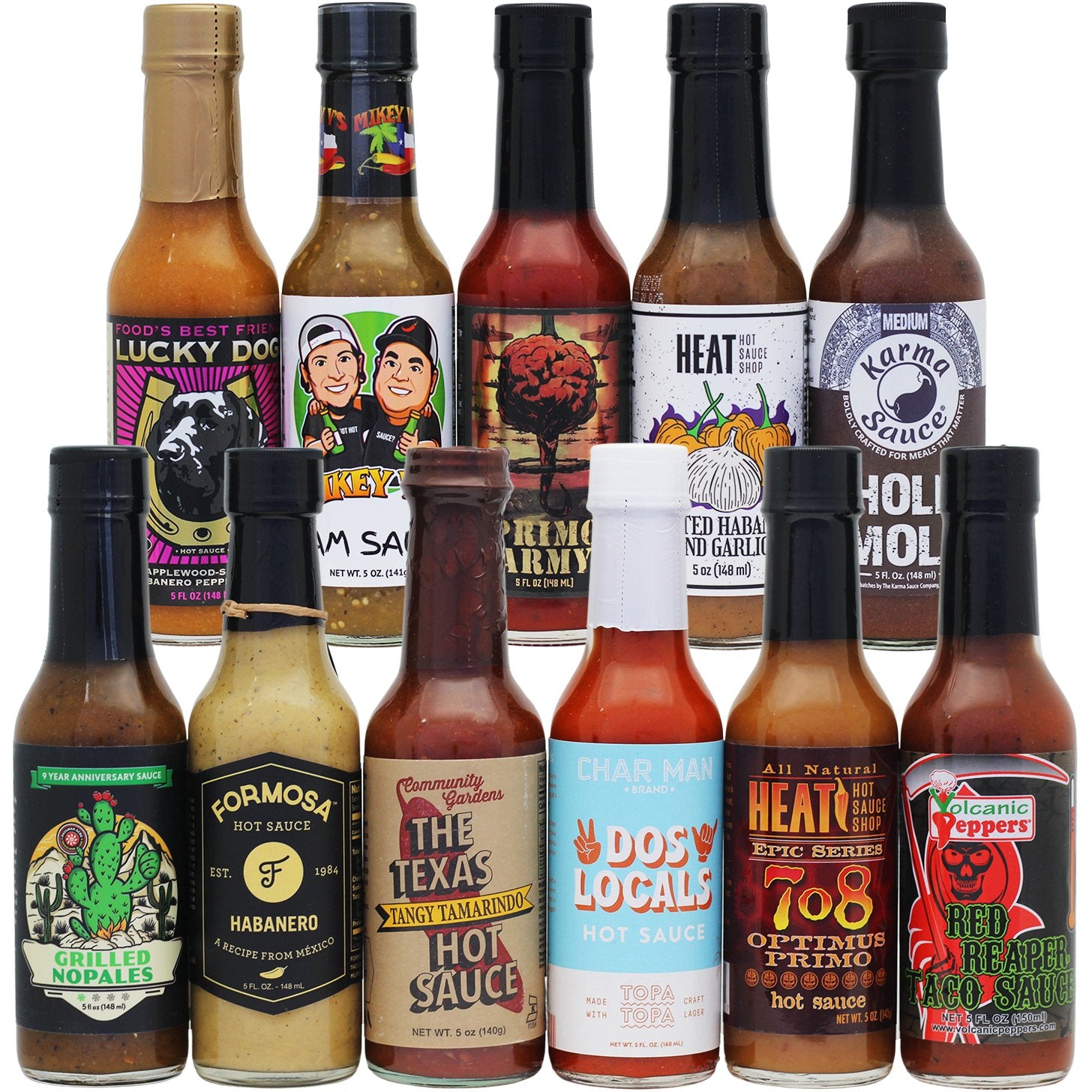 Ultimate Hot Sauce Tasting Gift Set - Heat