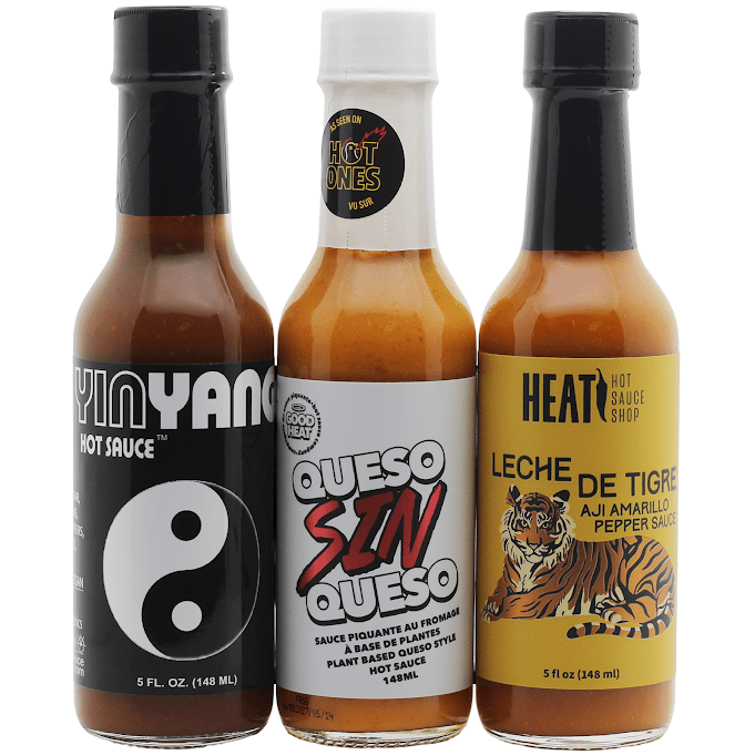 Vegan Hot Sauce 3 Pack - Heat