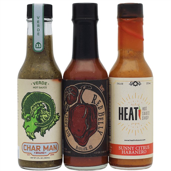 Vegan Hot Sauce 3 Pack - Heat