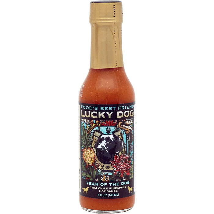 Year of the Dog Thai Chile Pineapple Hot Sauce - Heat