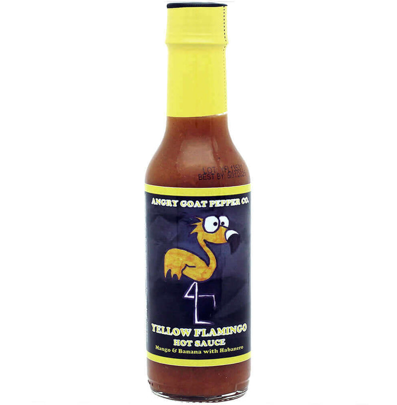 Yellow Flamingo Hot Sauce - Heat