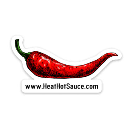 Die Cut Chile Pepper Sticker - Heat Heat Hot Sauce Shop