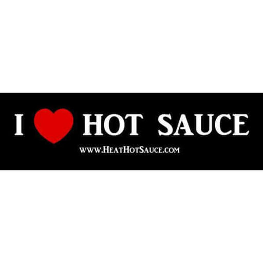 I Heart Hot Sauce Sticker - Heat Heat Hot Sauce Shop
